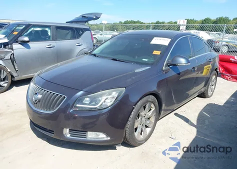 2013 Buick Regal Turbo - Premium 1 из США, поврежденный, VIN 2G4GS5EV7D9162614